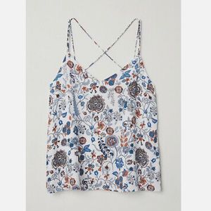 BOGO H&M Strappy Floral Paisley Cami EUC